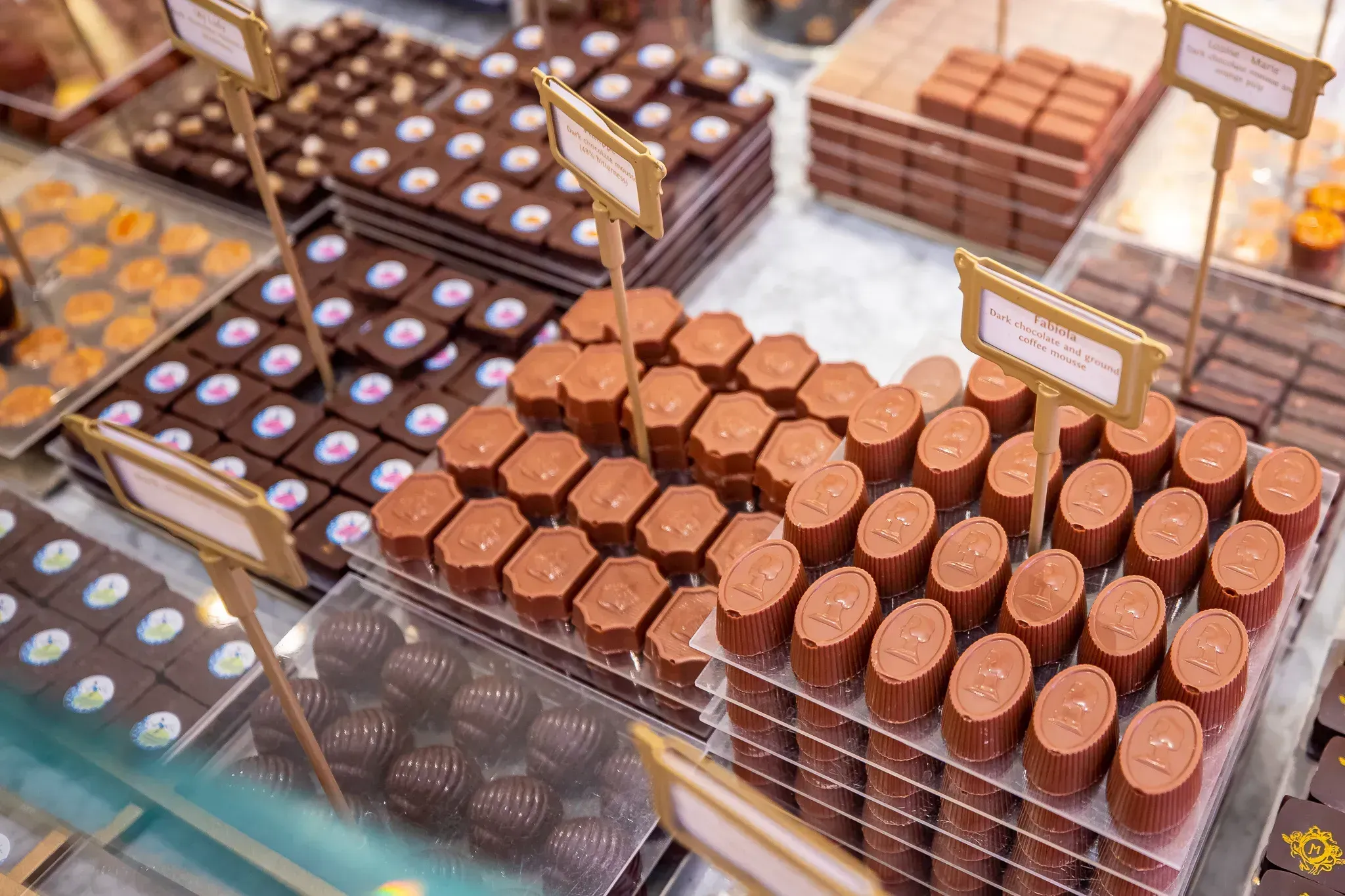 Belgisches Schokoladenherstellen und Probieren