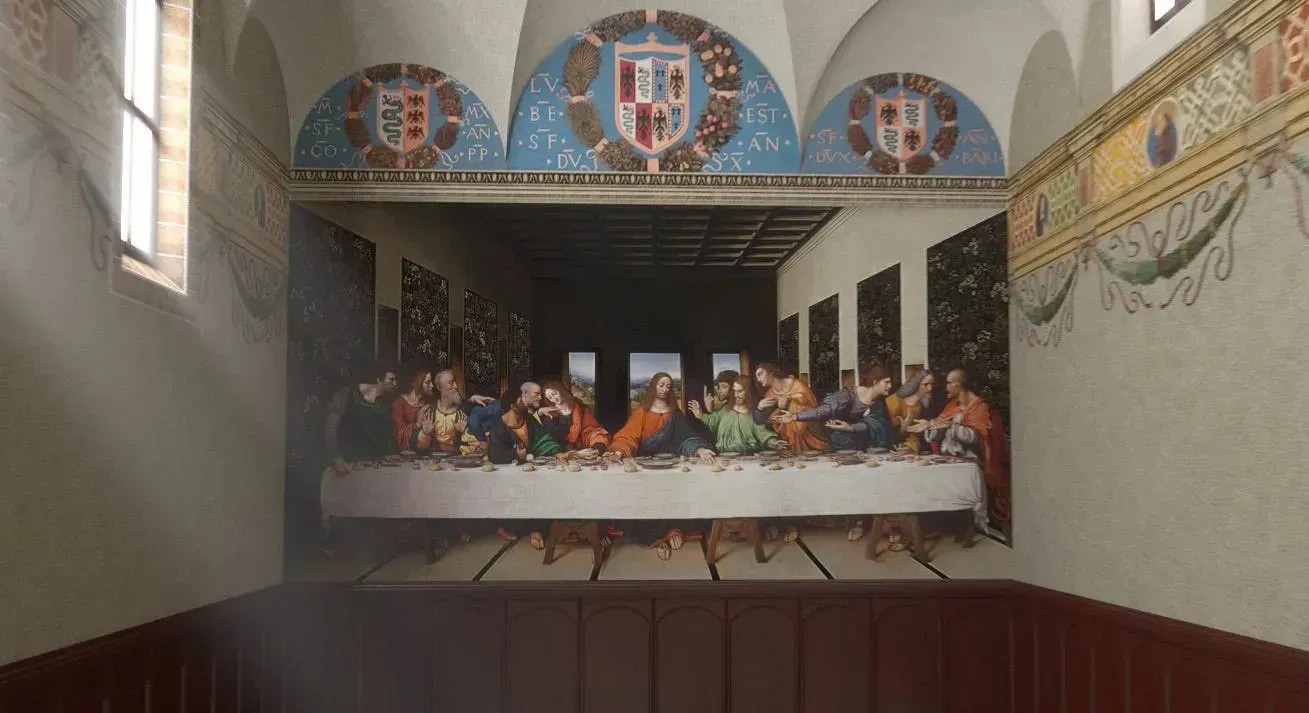 Erfahrung der Betrachtung von Da Vincis 'Das Letzte Abendmahl'
